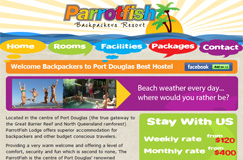 prévisualisation du site Parrotfish Lodge