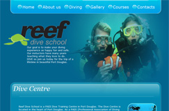 prévisualisation du site Reef Dive School